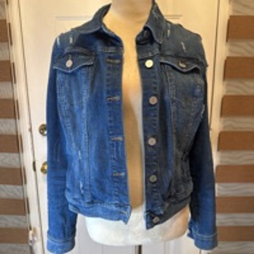 Women's Soho Jeans Denim Jacket, Size 1, Blue